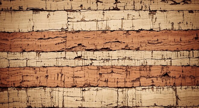 Cork board texture with alternating light and dark tones