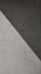 Fototapeta premium Minimalist gray cement wall with architectural shadow