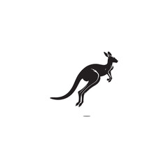 kangaroo silhouette, vector kangaroo, marsupial, Australian wildlife, outback animal, joey, pouch,  © Bisma
