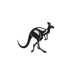 kangaroo silhouette, vector kangaroo, marsupial, Australian wildlife, outback animal, joey, pouch,  © Bisma