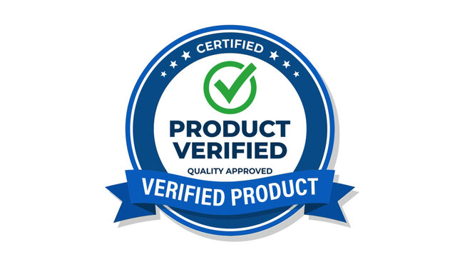 Product Verified Certified Quality Approved Stamp