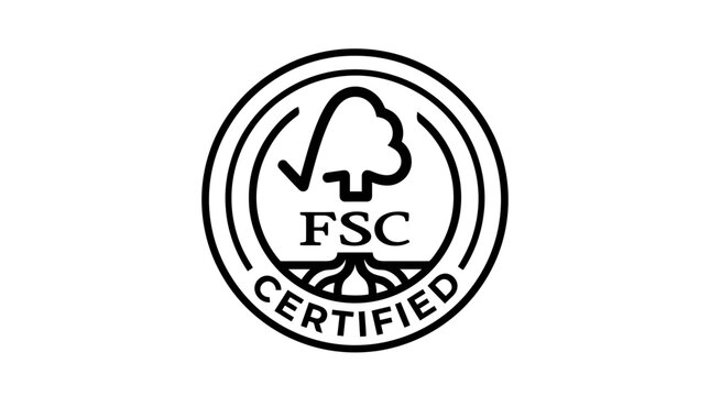 FSC Certified Logo - Sustainable Forest Management