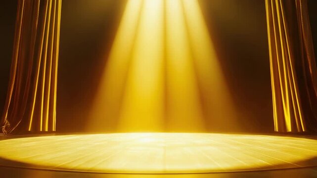 Theatre Stage with Spotlight Effect