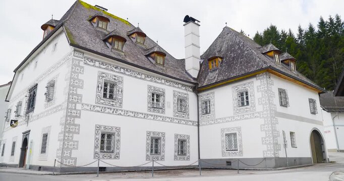 Amonhaus Renaissance Manor Exterior Wide Shot, Lunz am See, Austria