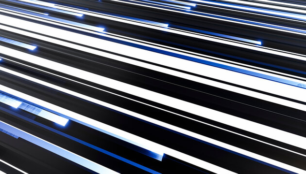 Futuristic abstract rendering of digital lines