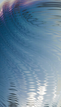 Abstract blue ripple reflection background with soft gradient
