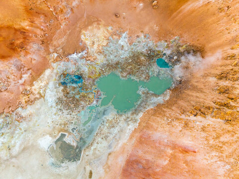 Geothermal steam vents in Bolivian National Reserve