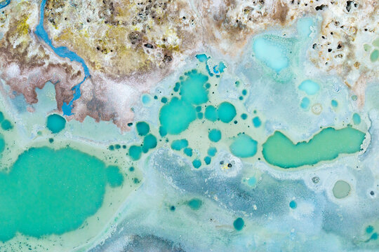 Geothermal steam vents in Andean National Reserve