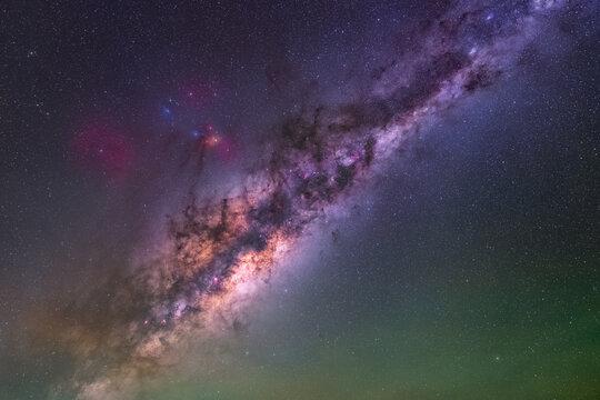 Galactic center in the Milky Way from Southern Hemisphere