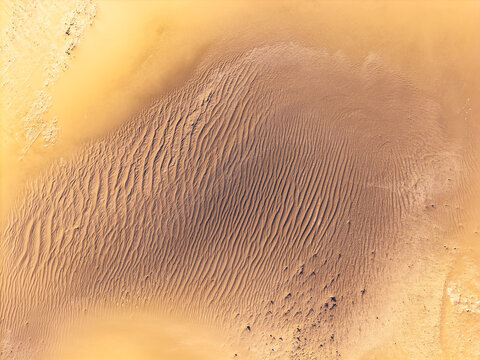 Rippled sand texture in Atacama Desert, Chile