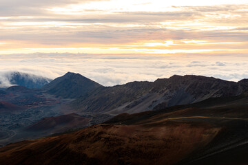 Naklejka premium Haleakalā Crater (The Summit Basin)