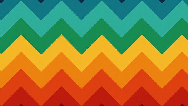 Vibrant zigzag pattern desktop wallpaper