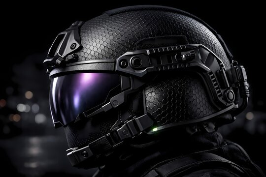 Tactical Helmet with IR Reflective Coating