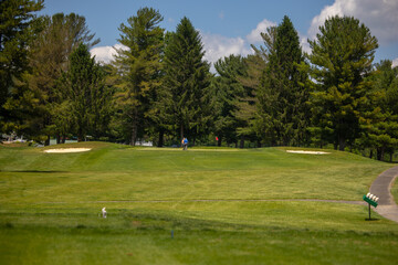 Fototapeta premium Scenic holes at Wytheville Golf Club