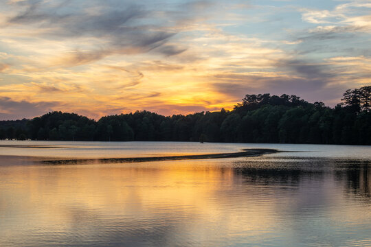 Sunset at Stumpy Lake
