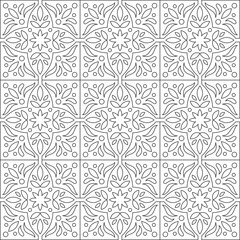 Fototapeta premium abstract seamless pattern tile wallpaper background decorative