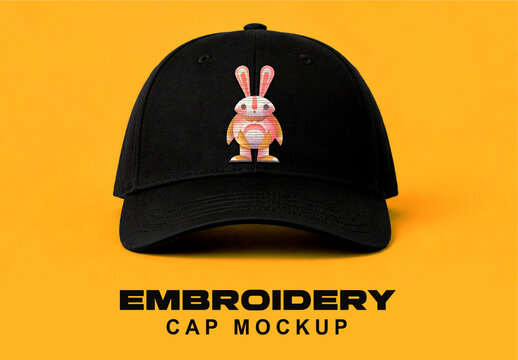 Embroidery Cap Mockup