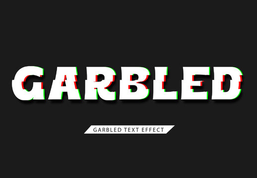 Garbled Text Effect