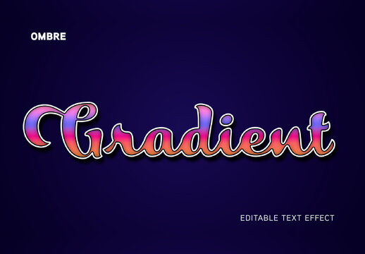 Ombre Text Effect