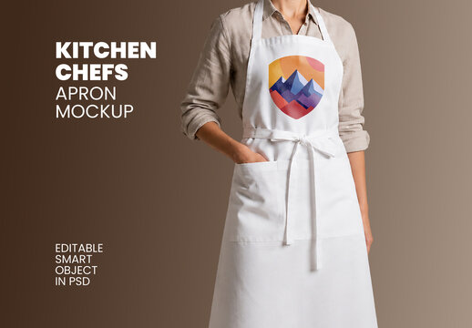 Kitchen Chefs Apron Mockup