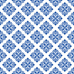 Fototapeta premium abstract floral seamless pattern tile wallpaper decorative background