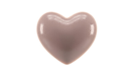 Fototapeta premium Shiny Pink Heart Shape