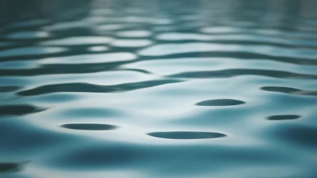 Ripples on a serene body of water reflect sunlight on the surface
