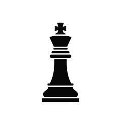 Fototapeta premium Chess king piece stands as a symbol of leadership and strategy.