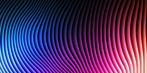Obraz premium Abstract background with wavy curves and multicolor gradient abstract gradient