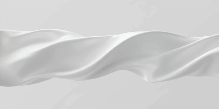 Smooth white milk wave flowing horizontally with horizontal beverage abstract splashing background minimalist movement refreshing commercial artistic consistency