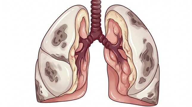 How Smoking Damages Human Lungs