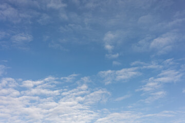 Obraz premium Large Area of Clear Blue Sky Above Cloud Layer