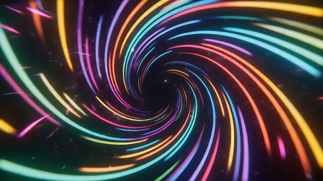 Spiral Background for Digital Transformation Concept