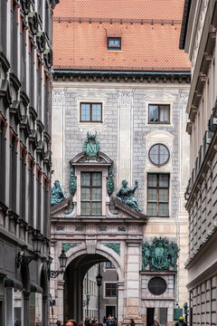 Historic Munich Streets With Old Town Architecture