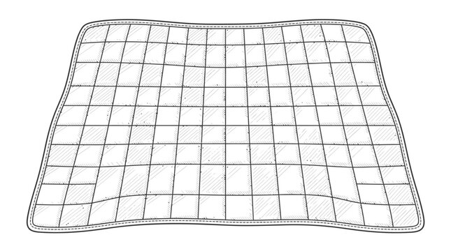 Wire Grid Metal Mesh Sheet Closeup.