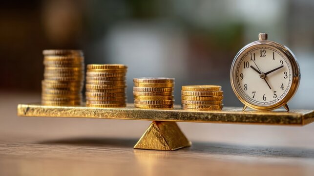 time and money balance concept