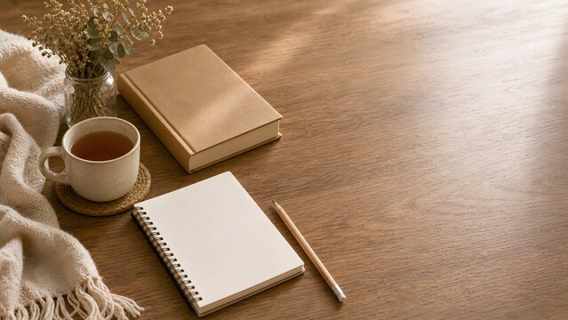 Analog Weekend Kit with Book Notebook and Tea