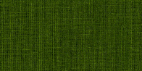 Fototapeta premium Green cloth fabric texture background. Seamless pattern material. Plain simple festive wallpaper design.