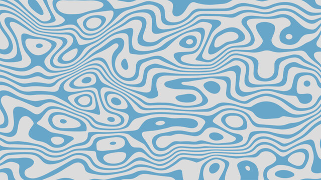 Wavy Organic Lines Pattern Background. Abstract Wavy Pattern Background