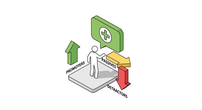 Illustrated medical approval and rejection process concept.