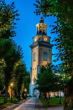 Maria Magdalena Church Tower In Stockholm Sweden