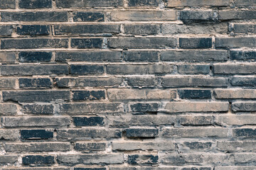 Fototapeta premium Gray brick wall textured background