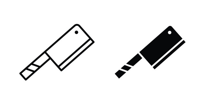 Butcher knife icon