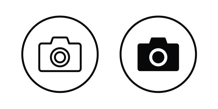 Camera button icon