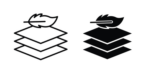 Fabric with feather icon © Dan