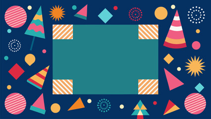 Festive carnival vector with circus tent, balloons, flags, and confetti. Suitable for festival events, funfair promotions, and party designs. © Tamar