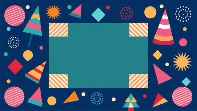 Festive carnival vector with circus tent, balloons, flags, and confetti. Suitable for festival events, funfair promotions, and party designs.