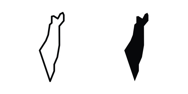 Israel map icon