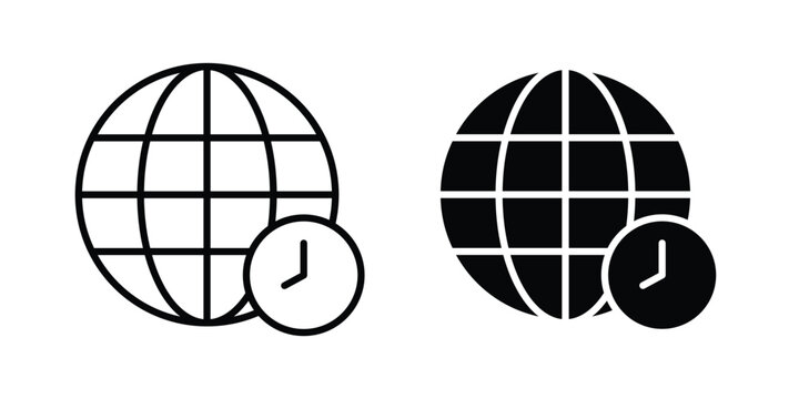 Time zones icon