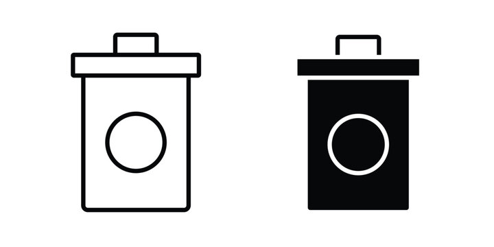Trash compactor icon